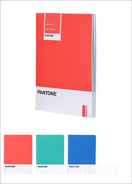  PANTONE  A5 Thread Bound Book 24 Sheets 3 Pack Dark Color 