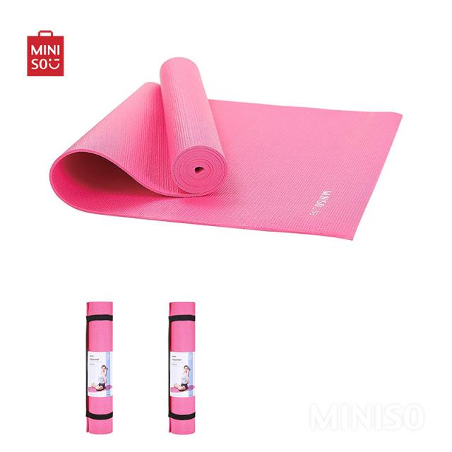 Miniso Yoga Mat 6mm Coral Pink 
