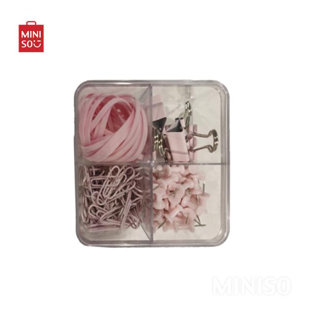 Office Supplies Set (with Push Pins)(Pink)