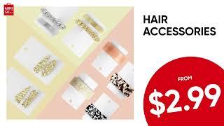 Elevate Your Look - Hair Accessories From $2.99 #minisoaustralia #hairaccessories