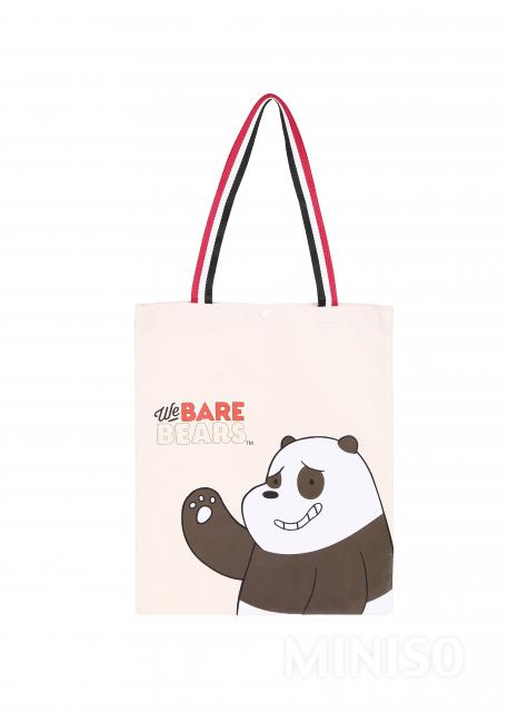 Shop We Bare Bears Tote Bag Miniso online