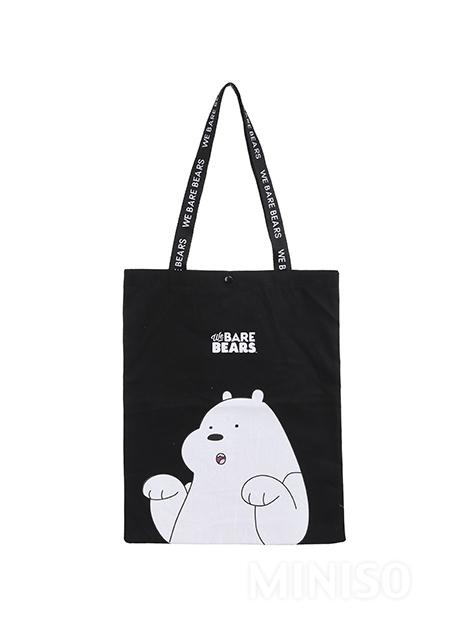 We Bare Bears - Ice Bear Shopping Bag - MINISO Australia