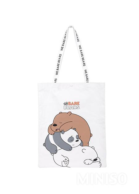We Bare Bears - Lazy Time Shopping Bag - MINISO Australia