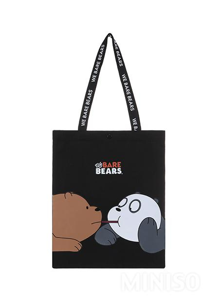 miniso tote bag we bare bears
